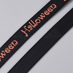 Rubans en polyester d'Halloween&nbsp;OCOR-WH0120-29B