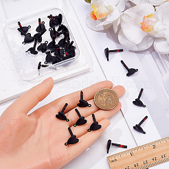 30 Stück Ohrstecker-BeZubehör aus Herzlegierung&nbsp;FIND-SP0005-60A-01