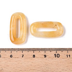 Овальные подвески из натурального топаза и нефрита&nbsp;G-N342-105F