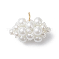 4 шт. подвески из перламутровых стеклянных бусин PALLOY-MZ01101