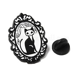 Овальные эмалированные значки&nbsp;JEWB-I059-02EB-01