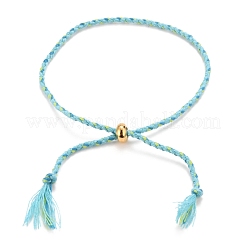 Регулируемые плетеные хлопковые шнуры&nbsp;BJEW-JB05743