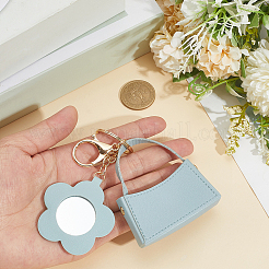 1 шт. портативный брелок для сумки из искусственной кожи&nbsp;AJEW-CL0001-64B