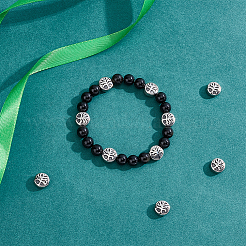 10 шт. ретро-бусины из нержавеющей стали 304 STAS-UN0055-58