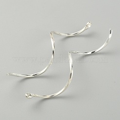 Латунные волнистые булавки для глаз KK-WH0054-18S