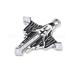 Pendentifs halloween en alliage d'émail&nbsp;AL-CBA492B-01F-P