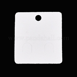 Карточки с серьгами с принтом прямоугольной бумажной короны CDIS-T004-01