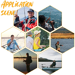 50шт пластиковые рыболовные вертлюжки с крестообразной леской&nbsp;FIND-FH0010-11B