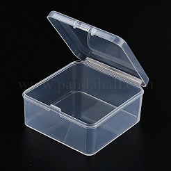 Contenitori di perline di plastica con coperchio incernierato&nbsp;CON-Z007-03C