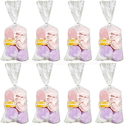 100 шт. Рождественские снежинки напечатаны целлофановые пакеты для упаковки конфет&nbsp;ABAG-GF0001-41A