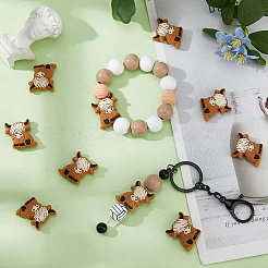 16 шт. пищевые экологически чистые силиконовые бусины из кожи яка SIL-DC0001-72