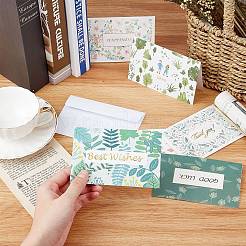 Конверты и цветочные узоры наборы благодарственных открыток DIY-CP0001-82