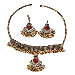 Ожерелье и серьги-подвески из цинкового сплава FS-WG87356-01