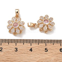 Вращающиеся подвески из латуни с микропаве и кубическим цирконием&nbsp;KK-A287-01G