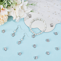 50 шт. подвески в виде сердечек из сплава&nbsp;ZIRC-SC0001-32P