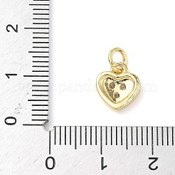 Латунные микро проложить кубического циркония подвески&nbsp;ZIRC-I356-26G