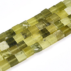 Природного нефрита Xiuyan бисер нитей G-N346-05A-08