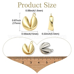 10шт 2 цвета латунные подвески&nbsp;KK-CJ0003-48