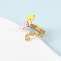 Открытые кольца манжеты из нержавеющей стали 304&nbsp;RJEW-C148-01A-G