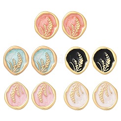 Овальные серьги-гвоздики из нержавеющей стали 304&nbsp;STAS-D368-02G