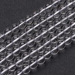 Синтетический кристалл кварца бусины нити GSR8mmA039-1