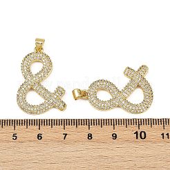 Латунные микро проложить кубического циркония подвески&nbsp;KK-S526-21G-C