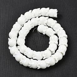 Нити золотых песочных бусин лэмпворк&nbsp;LAMP-P069-02A-11