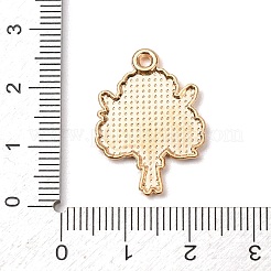 Pendentifs d'émail en alliage&nbsp;LS-ENAM-I089-02G-06