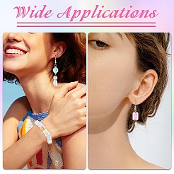 240шт 4 стиля прозрачные акриловые бусины&nbsp;TACR-YW0003-47