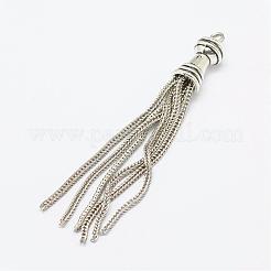 Латунные подвески с кисточками KK-K159-05