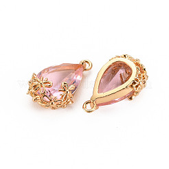 Прозрачные стеклянные подвески GLAA-T007-05I