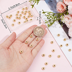 50 шт. Латунные бусины&nbsp;KK-BBC0012-09A