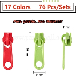 Пластиковая застежка-молния&nbsp;KY-FG0001-06