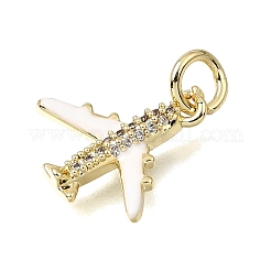 Messing micro pave klar zirkonia charme&nbsp;CU-CBAEEA8-36G