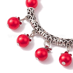 Braccialetti elasticizzati con perline imitazione plastica ABS&nbsp;BJEW-JB10154