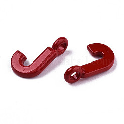 Spritzlackierte 2-Schleifen-Gliederanhänger aus Legierung&nbsp;LS-X-PALLOY-T075-48J-RS