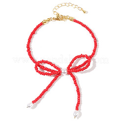 Браслеты-банты из стеклянных бусин для женщин ZN6735-1