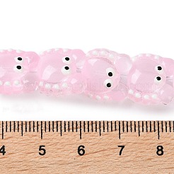 Прозрачные стеклянные бусины&nbsp;LAMP-L078-010F