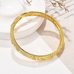 Латунные браслеты с микропаве из кубического циркония для женщин&nbsp;BJEW-D313-02G