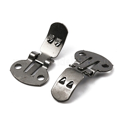 Flache leere Schuhclips aus Eisen&nbsp;IFIN-WH0072-01C-B