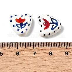 Фарфоровые бусины ручной работы&nbsp;PORC-B007-02C