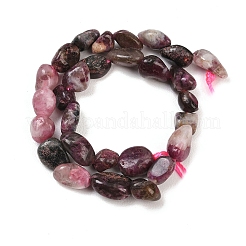 Натуральный сливовый цвет турмалиновый бисер пряди&nbsp;G-K395-B11-01