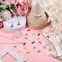 140шт 7 цвета сплава эмаль подвески&nbsp;ENAM-CA0001-92