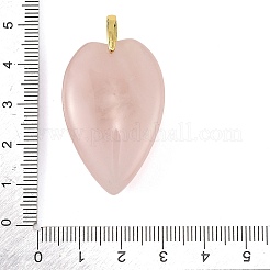 Natürlichen Rosenquarz Anhänger&nbsp;G-G470-01G-07