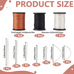 3 rotolo di filo di nylon intrecciato a 3 colori&nbsp;NWIR-CY0001-03