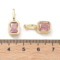 Латунные микро проложить кубического циркония подвески&nbsp;KK-C252-10G