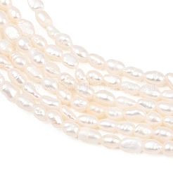 Fili di perle di perle d'acqua dolce coltivate naturali&nbsp;PEAR-D003-01D-03