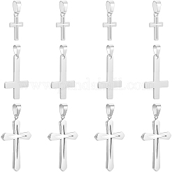 12 шт. 3 стиля подвески из нержавеющей стали 304 STAS-BBC0007-24