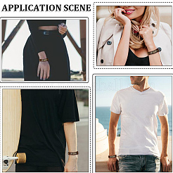 Регулируемые браслеты из воловьей кожи для женщин и мужчин BJEW-WH20012-10AB