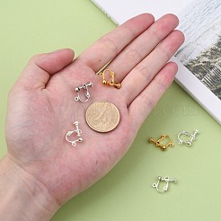 Латунная закручивающаяся серьга с петлей X-EC143-M